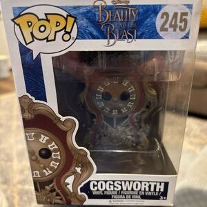 Cogsworth POP Vinyl Figure Funko Clock Disney Beauty And The Beast 245 New